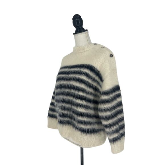 Bottega Veneta Striped Heavy Mariniere Mohair Sweater - Picture 5 of 11